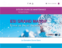 Tablet Screenshot of esi-grandmassif.com
